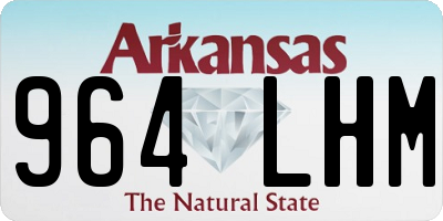 AR license plate 964LHM