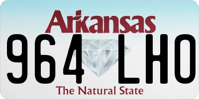 AR license plate 964LHO