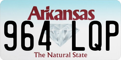 AR license plate 964LQP