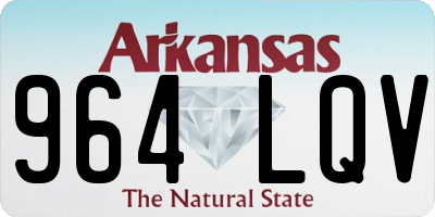 AR license plate 964LQV