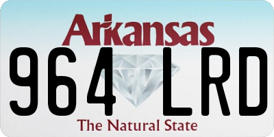 AR license plate 964LRD