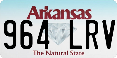 AR license plate 964LRV