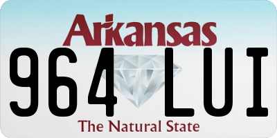 AR license plate 964LUI