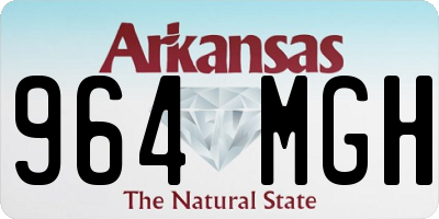 AR license plate 964MGH