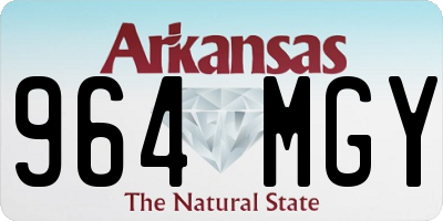 AR license plate 964MGY