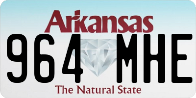 AR license plate 964MHE