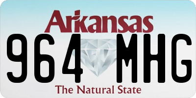 AR license plate 964MHG