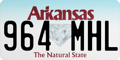 AR license plate 964MHL
