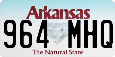 AR license plate 964MHQ