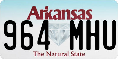 AR license plate 964MHU
