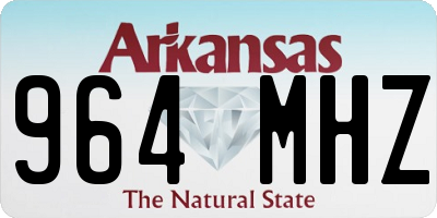 AR license plate 964MHZ