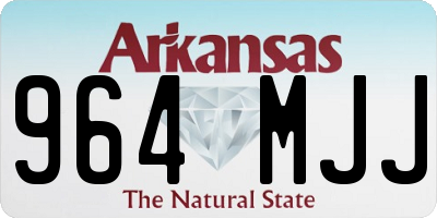 AR license plate 964MJJ
