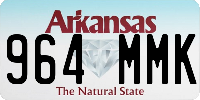 AR license plate 964MMK