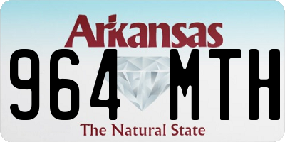 AR license plate 964MTH