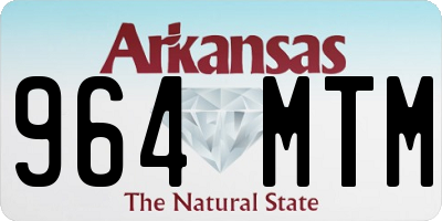 AR license plate 964MTM