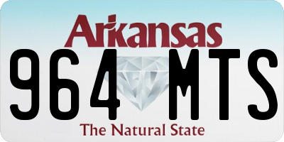 AR license plate 964MTS