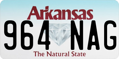 AR license plate 964NAG
