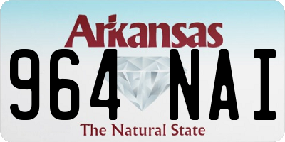 AR license plate 964NAI