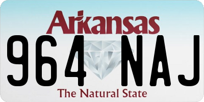 AR license plate 964NAJ