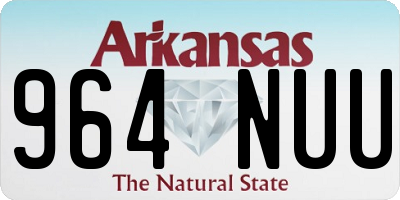 AR license plate 964NUU