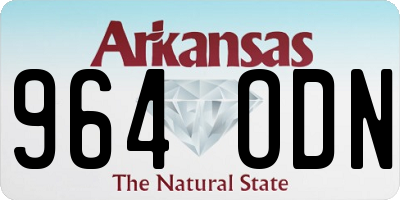 AR license plate 964ODN
