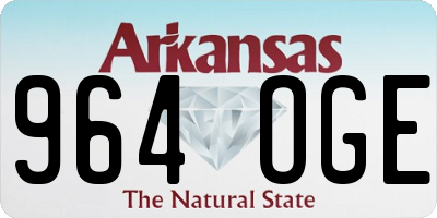 AR license plate 964OGE