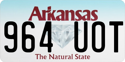 AR license plate 964UOT