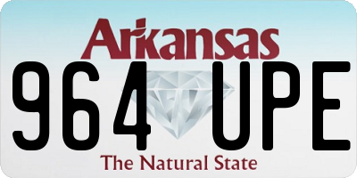 AR license plate 964UPE