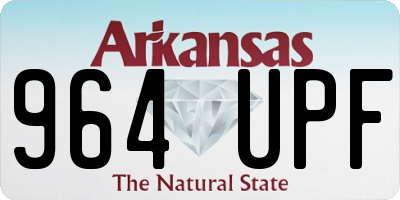 AR license plate 964UPF