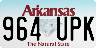 AR license plate 964UPK