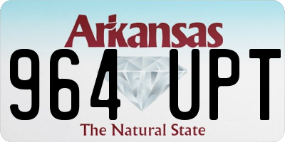 AR license plate 964UPT