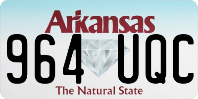 AR license plate 964UQC