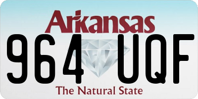 AR license plate 964UQF