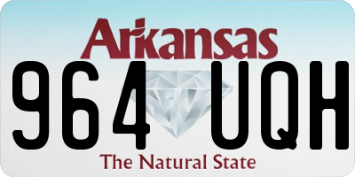AR license plate 964UQH