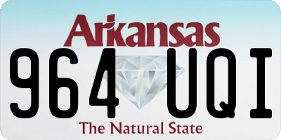 AR license plate 964UQI