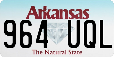 AR license plate 964UQL
