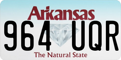 AR license plate 964UQR