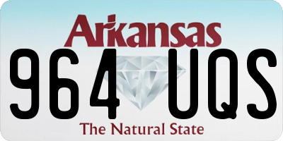AR license plate 964UQS