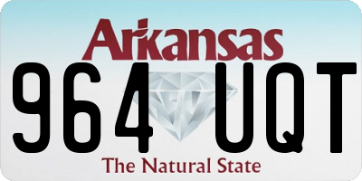 AR license plate 964UQT