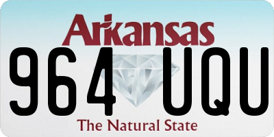 AR license plate 964UQU