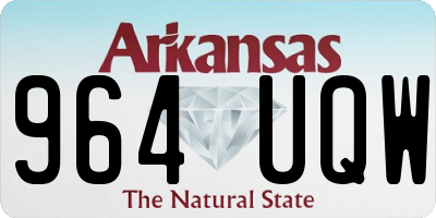 AR license plate 964UQW