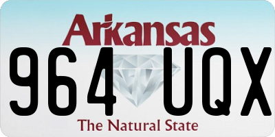 AR license plate 964UQX