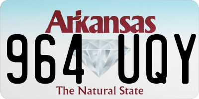 AR license plate 964UQY