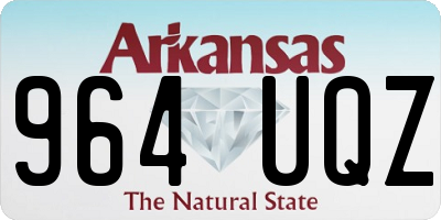 AR license plate 964UQZ