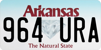 AR license plate 964URA