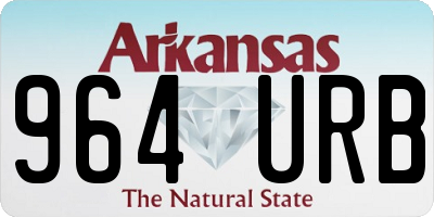 AR license plate 964URB