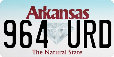 AR license plate 964URD