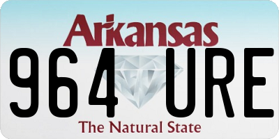 AR license plate 964URE