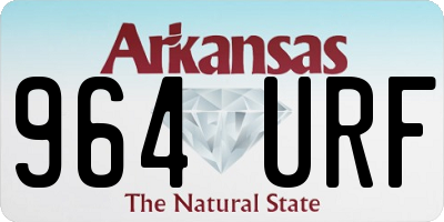AR license plate 964URF