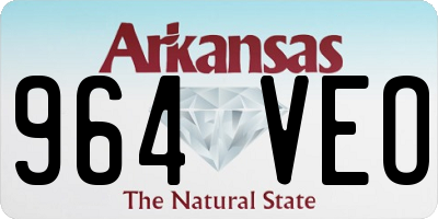 AR license plate 964VEO